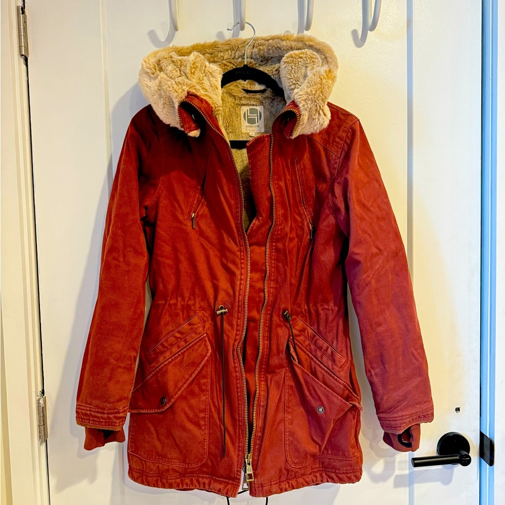 Hood Lamb Hooded Coat